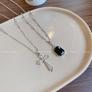 Double chain necklace